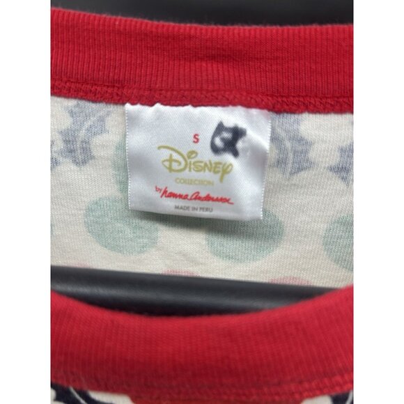 Hanna Andersson Women's Disney Mickey Mouse Long John Pajamas PJ Top Size Small - Picture 4 of 7
